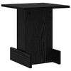 vidaXL Endebord Sort eg 35,5 x 35 x 40 cm Konstrueret tr&aelig;