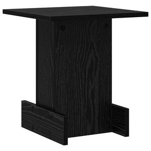 vidaXL Endebord Sort eg 35,5 x 35 x 40 cm Konstrueret tr&aelig;