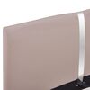vidaXL sengestel 140 x 200 cm cappuccinofarvet kunstlæder