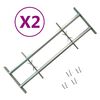 vidaXL just&eacute;rbart sikkerhedsgitter til vinduer 2 stk. 1000-1500 mm