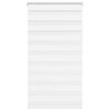 vidaXL zebragardin hvid 75x100 cm stofbredde 70,9 cm polyester
