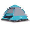 vidaXL 4-personers campingtelt quick-release bl&aring;