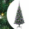 vidaXL Kunstig Forbelyst Juletr&aelig; med stativ Gr&oslash;n 120 cm PVC og metal