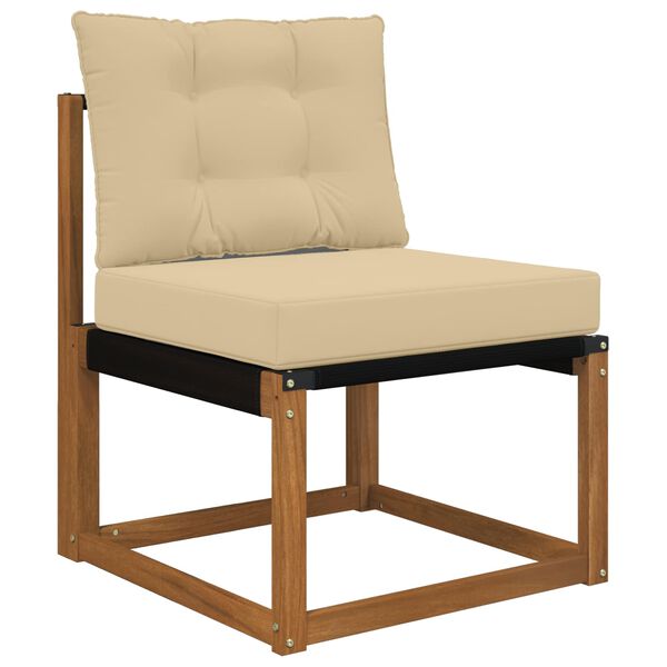 vidaXL Udend&oslash;rs Sofa Pude 2 pcs Beige Polyester