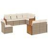 vidaXL sofas&aelig;t til haven 8 dele med hynder polyrattan beige