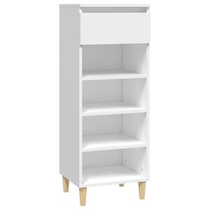 vidaXL skoreol 40x36x105 cm konstrueret tr&aelig; hvid