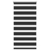 vidaXL zebragardin 80,9x150 cm stofbredde 76,7 cm sort