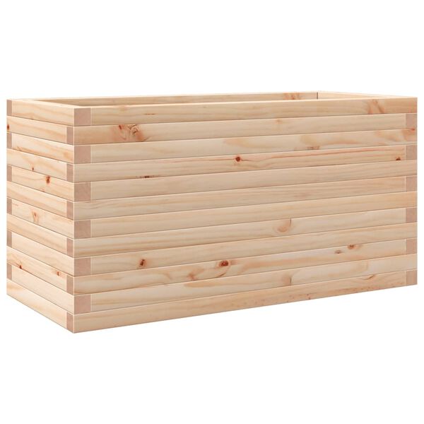 vidaXL plantekasse 90x40x45,5 cm massivt fyrretr&aelig;