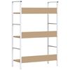 vidaXL bogreol 60x27,6x90,5 cm 3 hylder konstrueret tr&aelig; egetr&aelig;sfarve