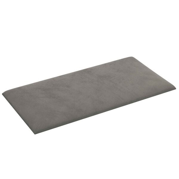 vidaXL V&aelig;ghovedg&aelig;rde 12 pcs Lysegr&aring; 30 x 15 cm Fl&oslash;jl