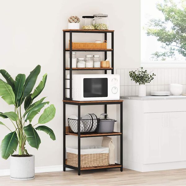 vidaXL K&oslash;kkenhylde Gammelt tr&aelig; 60 x 40 x 168 cm Konstrueret tr&aelig;