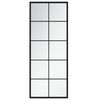 vidaXL v&aelig;gspejl 100x40 cm metal sort