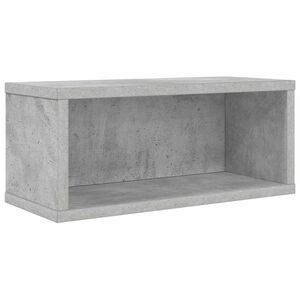 vidaXL CD Opbevaringsr&aelig;kke Betongr&aring; 40 x 17 x 17 cm Konstrueret tr&aelig;