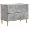 vidaXL Sengebord Betongr&aring; 62 x 34,5 x 48 cm Konstrueret tr&aelig;