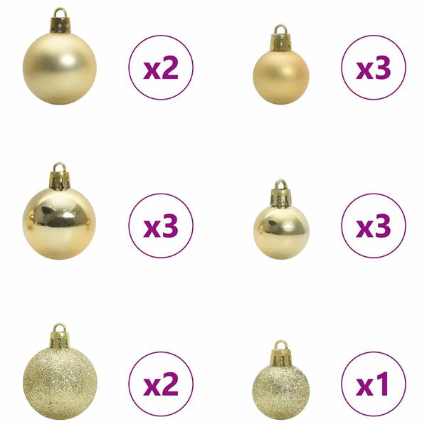 vidaXL Kunstigt juletr&aelig; med stativ Hvid 120 cm PVC og metal og plast