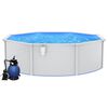 vidaXL swimmingpool med sandfilterpumpe 460x120 cm