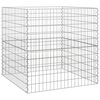 vidaXL Square Komposter 100 x 100 x 100 cm Jern