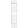vidaXL buet gabionkurv 100x50x180/200 cm galvaniseret jern