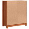 vidaXL Sideboard Voks brun 70 x 35 x 80 cm Massiv fyrretr&aelig;