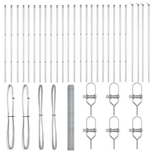 vidaXL Hegnsp&aelig;l S&oslash;lv