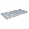 vidaXL Gitter S&oslash;lv 100 x 50 x 2 cm Hot-Dip Galvaniseret St&aring;l