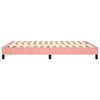 vidaXL Boxspring sengeramme 140x200 cm fl&oslash;jl pink