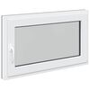 vidaXL K&aelig;ldervindue RISOR 100 x 60 cm PVC og glas Antracit