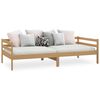 vidaXL daybed 90x200 cm massivt fyrretr&aelig; gyldenbrun