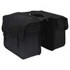 vidaXL Cykeltaske Sort 40 x 18.5 x 35 cm Polyester