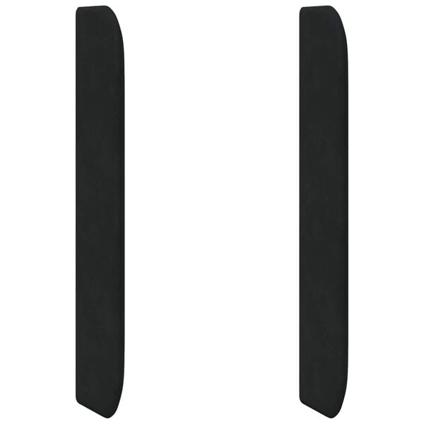 vidaXL Hovedg&aelig;rde&oslash;re Sort 80 x 16 x 4 cm Fl&oslash;jl