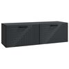 vidaXL V&aelig;gh&aelig;ngt TV-skab Sort 98 x 31 x 30 cm Konstrueret tr&aelig;