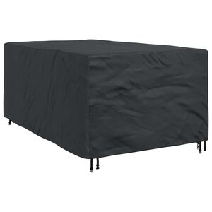vidaXL M&oslash;belbetr&aelig;k Ensfarvet Sort 143 x 225 x 90 cm 420D