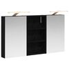 vidaXL Badev&aelig;relsesskabs&aelig;t 3 pcs 90 x 10,5 x 50 cm Konstrueret tr&aelig;