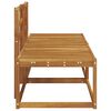 vidaXL Udend&oslash;rs Modulsofa 2 Stk Naturfarvet 182,5 x 63 x 73 cm