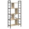 vidaXL Bogreol 9 niveauer 75 x 30 x 156 cm Konstrueret tr&aelig; Sonoma eg