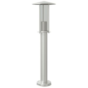 vidaXL udend&oslash;rs standerlampe 60 cm rustfrit st&aring;l s&oslash;lvfarvet