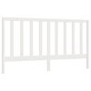 vidaXL sengeg&aelig;rde 186x4x100 cm massivt fyrretr&aelig; hvid