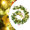 vidaXL juleguirlande med LED-lys 2,7 m PVC gr&oslash;n