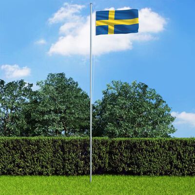 vidaXL det svenske flag 90x150 cm