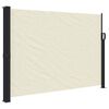 vidaXL sidemarkise 140x500 cm sammenrullelig cremefarvet