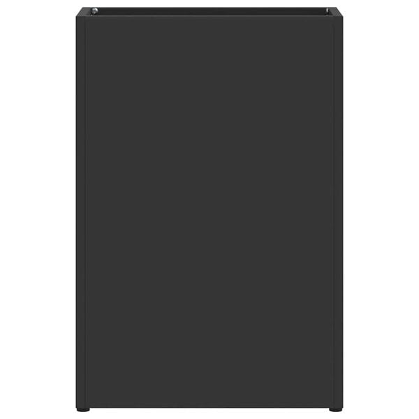 vidaXL Parasolfod Sort 28 x 12 x 41 cm St&aring;l