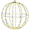 vidaXL Bold Varm hvid 40 x 40 x 42 cm Metal 120 LED'er