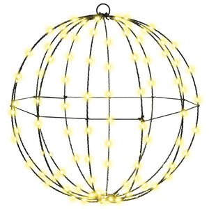 vidaXL Bold Varm hvid 40 x 40 x 42 cm Metal 120 LED'er
