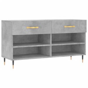 vidaXL skob&aelig;nk 102x35x55 cm konstrueret tr&aelig; betongr&aring;