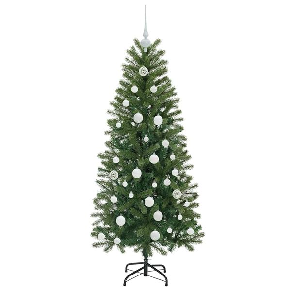 vidaXL Kunstigt juletr&aelig; med 150 LED'er Gr&oslash;n 150 cm PE og PVC