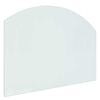 vidaXL Pejs glasplade Transparent 80 x 60 cm Glas