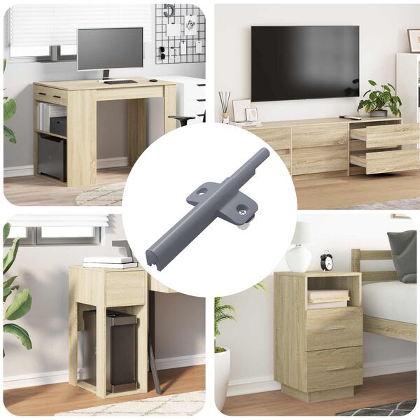 vidaXL Bl&oslash;d luk damper 1161 pcs Gr&aring; 125 x 47 x 15 mm PP