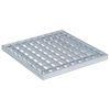 vidaXL Gitter S&oslash;lv 30 x 30 x 2 cm Hot-Dip Galvaniseret St&aring;l