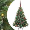 vidaXL Kunstigt juletr&aelig; med 150 LED'er Gr&oslash;n 120 cm PE og PVC