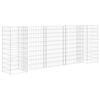 vidaXL H-formet gabion-plantekasse 260x40x100 cm st&aring;l